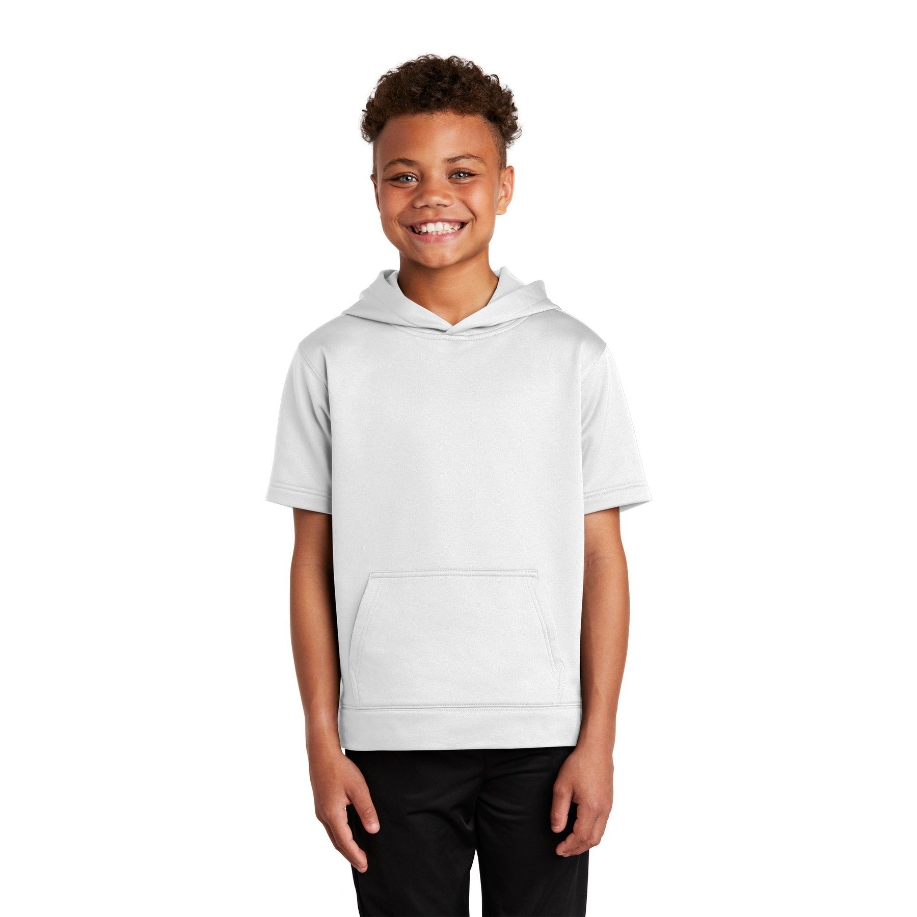 Sport-Tek-Sport-Tek ® Youth Sport-Wick ® Fleece Short Sleeve Hooded Pullover. YST251-MedTech-6